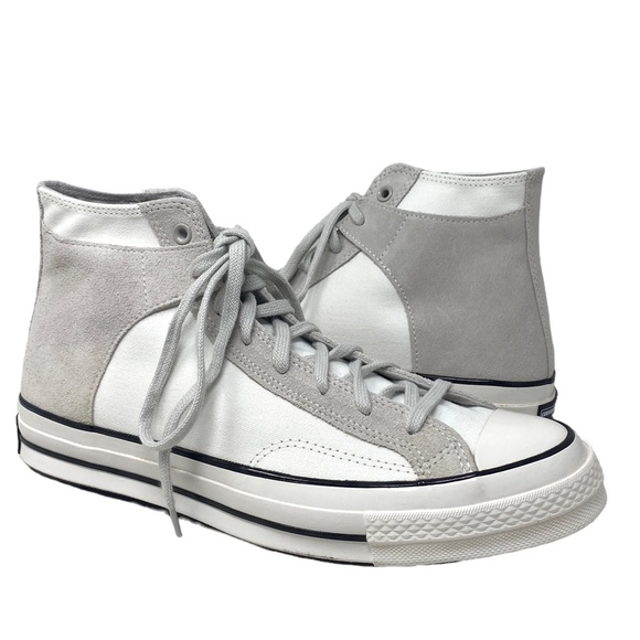 Converse Chuck 70 High White Mouse Shoes Casual Suede Canvas Men's Size A01780C - Picture 5 of 10